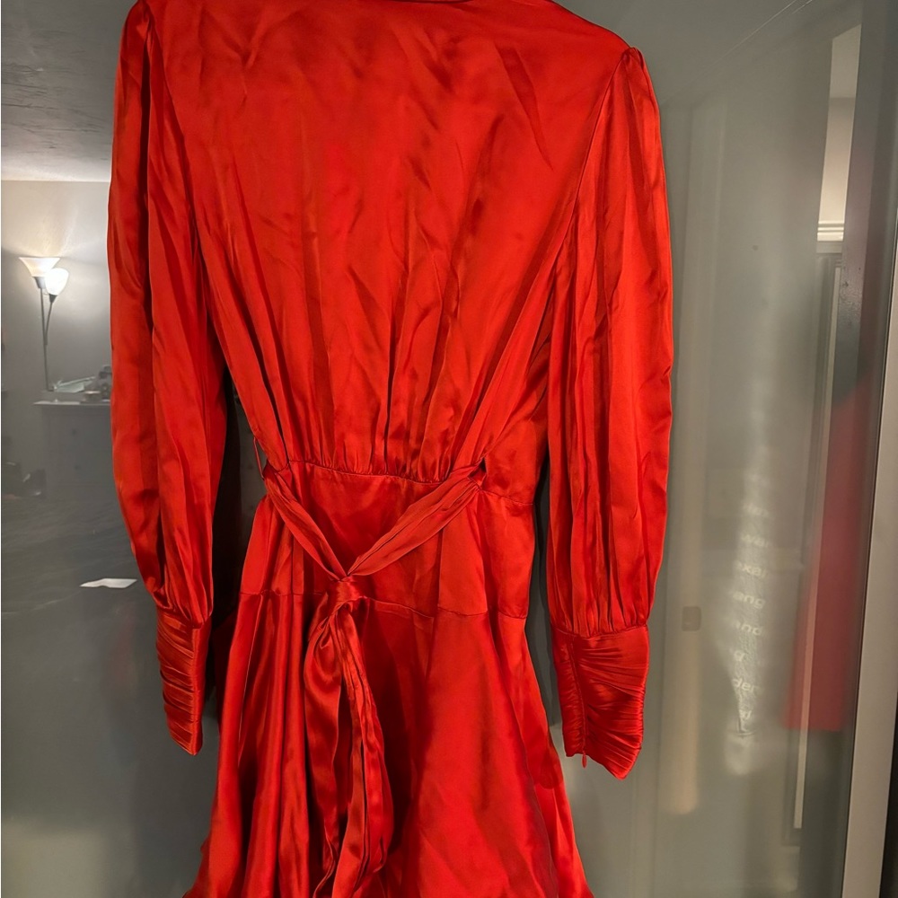 Zimmerman red silk dress